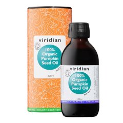 Viridian Pumpkin Seed Oil Organic (Olej z dýňových
    semínek Bio) 200 ml EAN 5060003595151