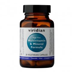 Viridian High Five Multivitamínová a minerálna formula 30 kapsúl EAN 5060003591108