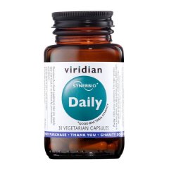 Viridian Synerbio Daily (mieszanka probiotyków i prebiotyków) 30 kapsułek EAN 5060003594659