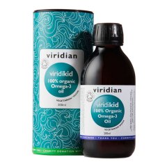 Viridian Viridikid Omega 3 Oil Organic (Bio Omega
    3 olej pro děti) 200 ml EAN 5060003595250