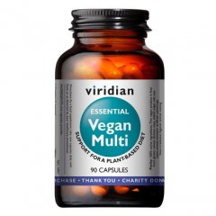 Viridian Vegan Multi (Multivitamin für Veganer) 90 Kapseln EAN 5060003591214